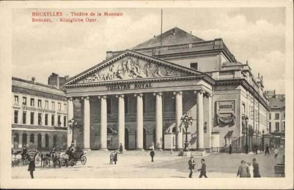 Theatergebaeude Bruxelles Königliche Oper