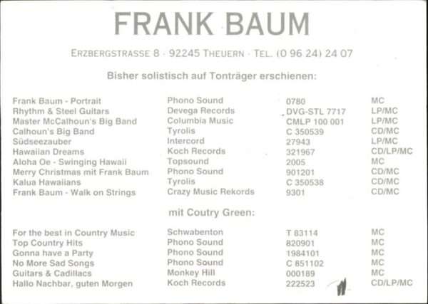 Musikanten Country Green Frank Baum Gitarre – Bild 2