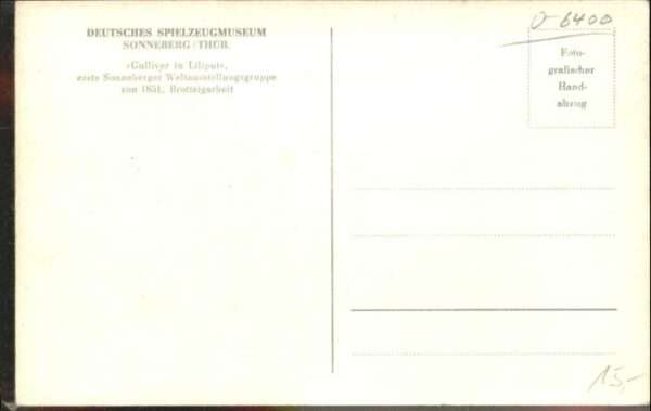 Spielzeug Deutsches Spielzeugmuseum Sonneberg Gul – Bild 2