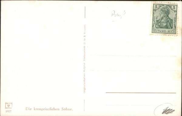 Adel Preussen kronprinzliche Söhne Kinder – Bild 2