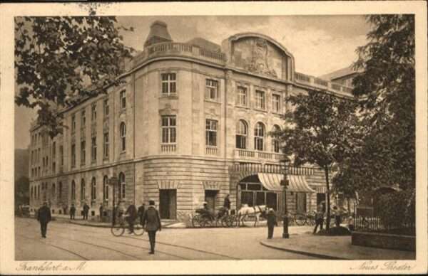 Theatergebaeude Frankfurt Pferdekutsche