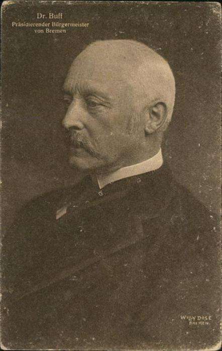 Adel Dr. Buff Bürgermeister von Bremen