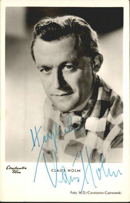 Schauspieler Claus Holm