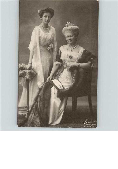 Adel Preussen Kaiserin Auguste Viktoria Prinzessin Vi