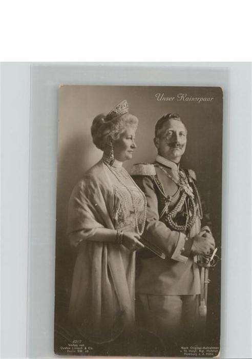 Wilhelm II Kaisein Auguste Viktoria