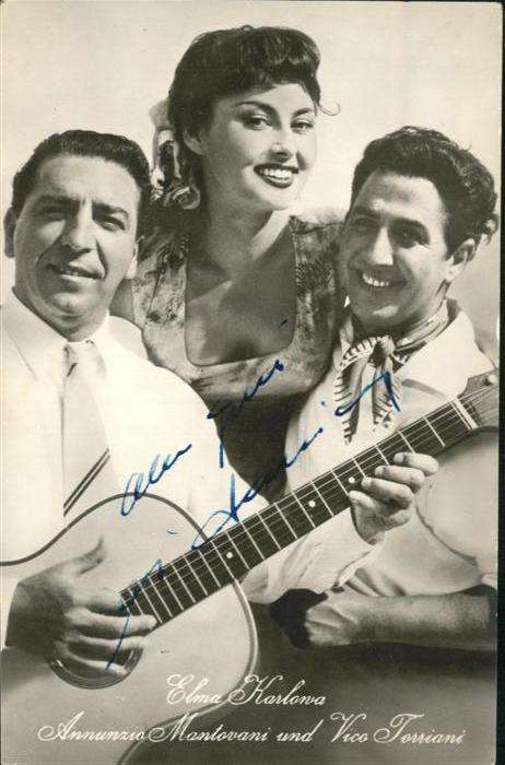 Musikanten Elma Karlowa Annunzio Mantovani Vico Te