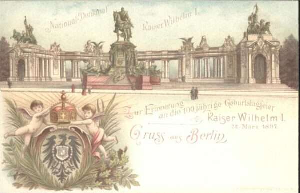 Denkmal Nationaldenkmal Kaiser Wilhelm I Berlin