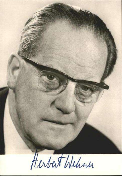 Politiker Herbert Wehner MdB SPD