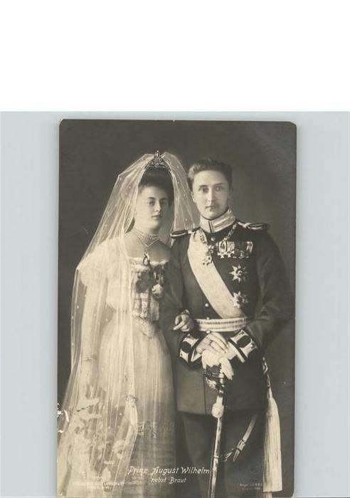 Adel Preussen Prinz August Wilhelm Braut