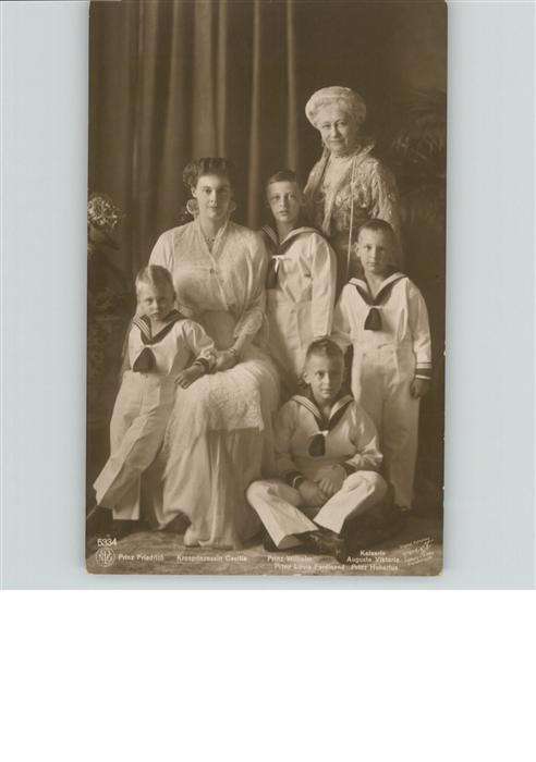 Adel Preussen Kronprinzessin Cecilie Kaiserin Auguste