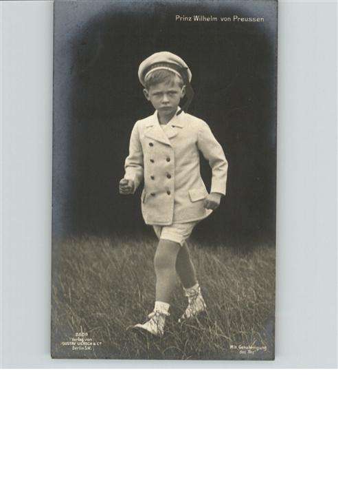 Adel Preussen Prinz Wilhelm