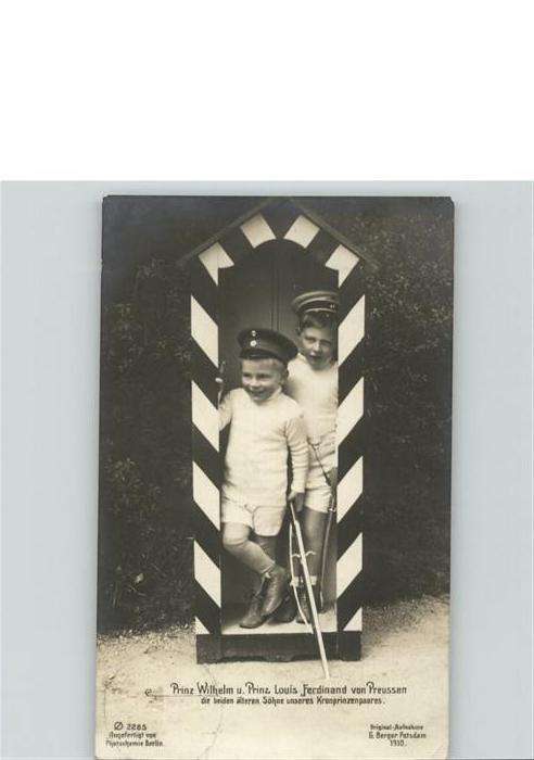 Adel Preussen Prinz Wilhelm Prinz Louis Ferdinand