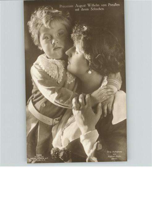 Adel Preussen Prinzessin August Wilhelm Sohn Kind