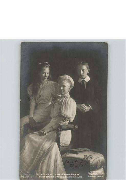 Adel Preussen Kaiserin Auguste Viktoria Prinzessin Vi