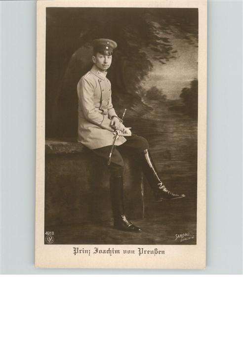 Adel Preussen Prinz Joachim