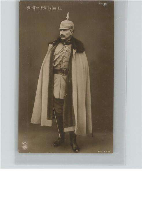 Wilhelm II Kaiser Pickelhaube