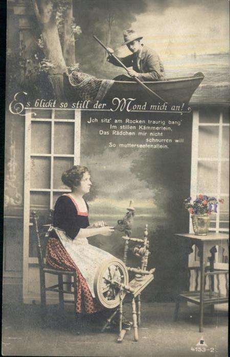 Poesie Spindel Handarbeit