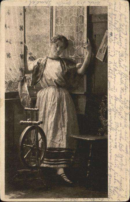 Spinnen Handwerk Spindel