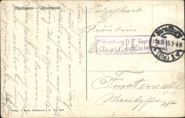 Spinnen Handwerk Tracht Spindel Elsass – Bild 2
