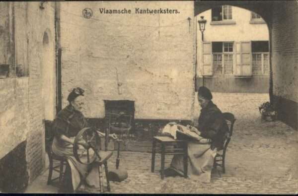Spinnen Handwerk Spindel Vlaamsche Kantwerksters