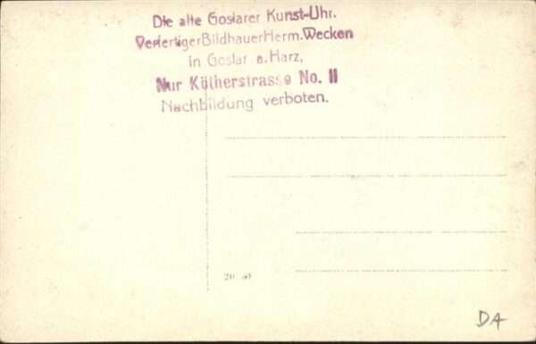 Uhren Goslar Kunstuhr – Bild 2