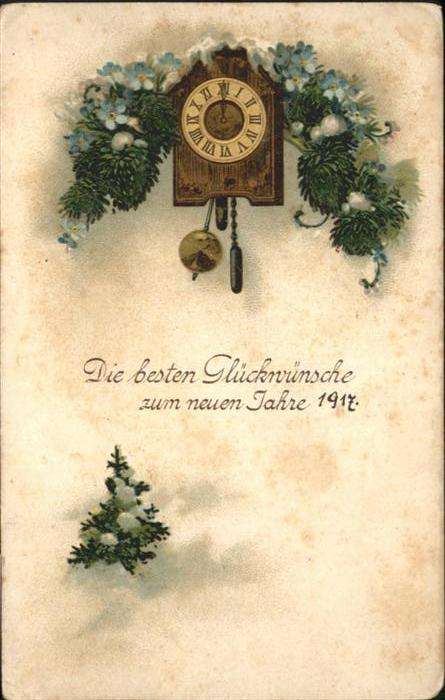 Uhren Neujahr