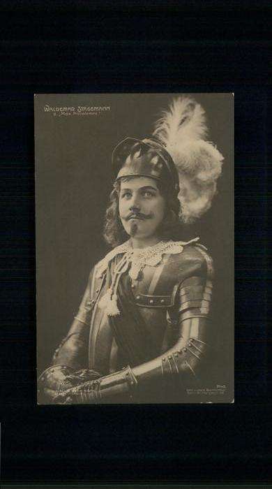 Schauspieler Waldemar Stägemann Max Piccolomini