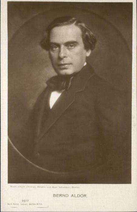 Schauspieler Bernd Aldor