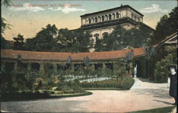 Theatergebaeude Teplitz Kolonnade