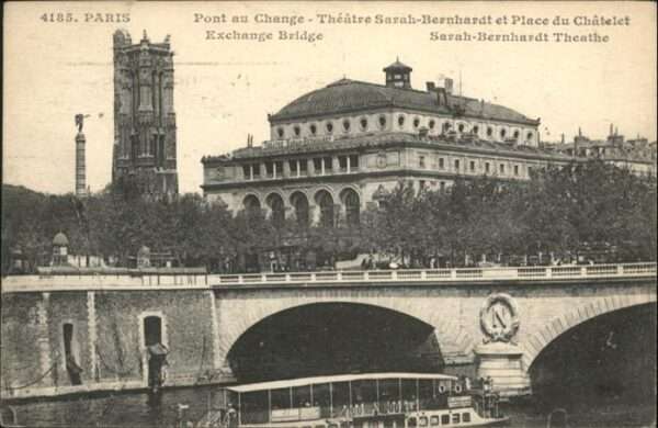 Theatergebaeude Paris Pont au Change Theatre Sarah-Bern