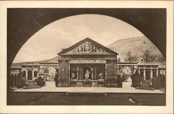 Amphitheater Oberammergau Passionstheaterbühne