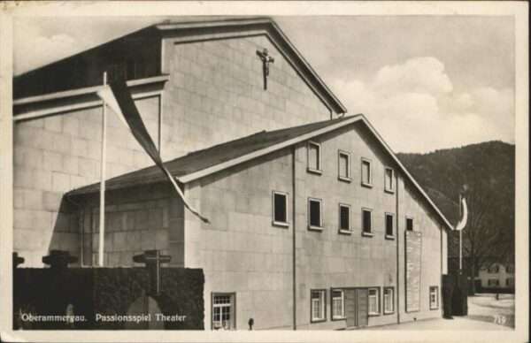 Theatergebaeude Oberammergau Passionsspiel