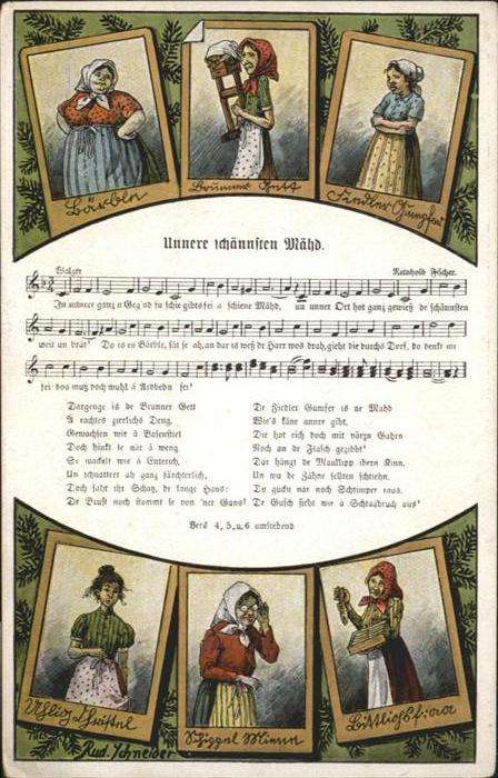 Liederkarte