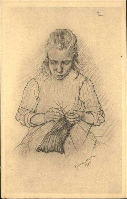Handarbeit stricken Künstler Viktoria Zimmermann