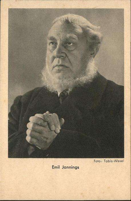 Schauspieler Emil Jannings