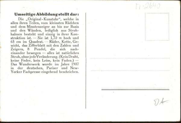 Uhren Kunstuhr Otto Wegener – Bild 2