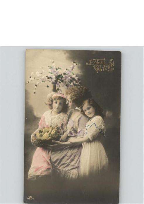 Ostern Easter Paques Kinder Korb Küken