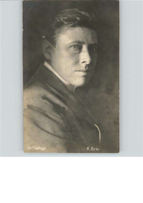 Schauspieler K. Erb