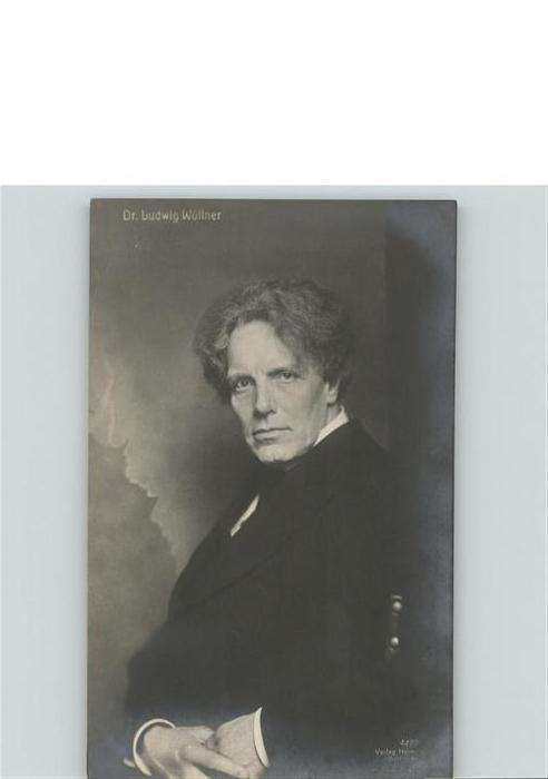 Schauspieler Ludwig Wüllner