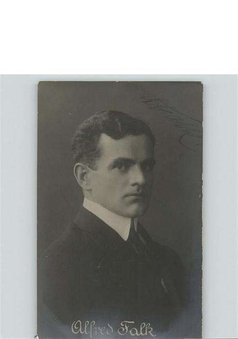 Schauspieler Alfred Falk