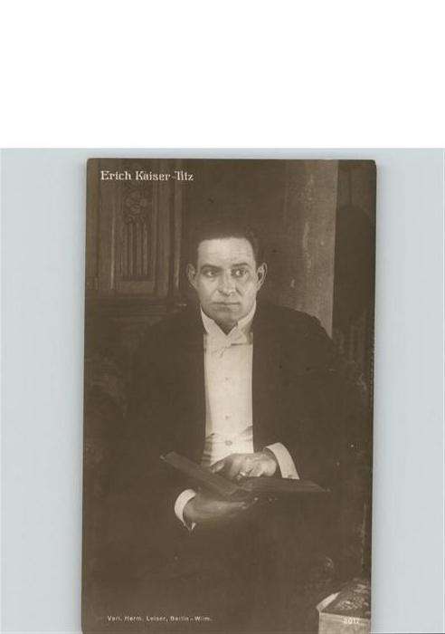 Schauspieler Erich Kaiser Titz