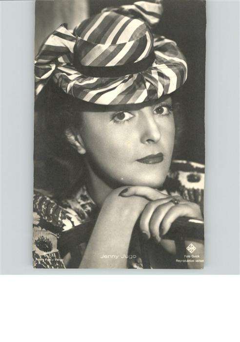 Verlag Film-Foto-Verlag Nr. G 137 Jenny Jugo Hutmode