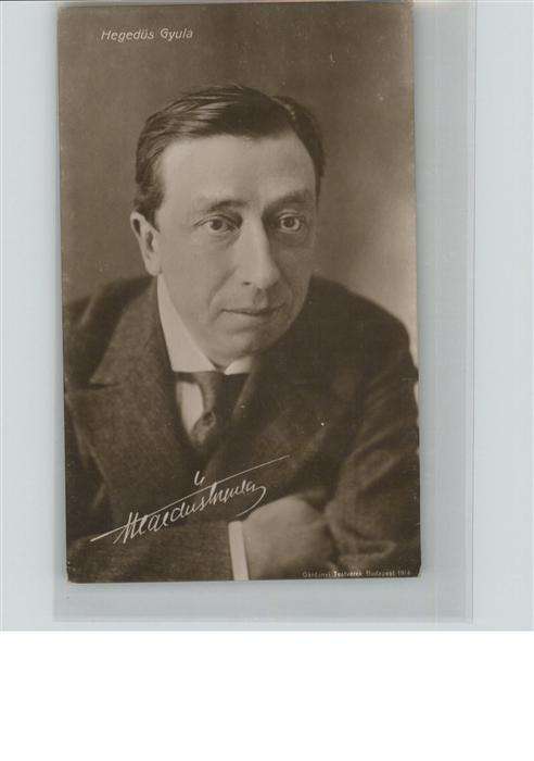 Schauspieler Hegedüs Gyula