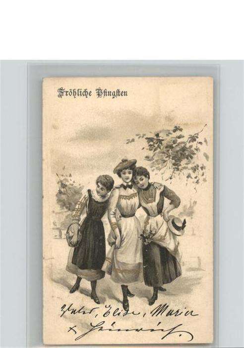 Pfingsten Pentecost Pentecote Frauen