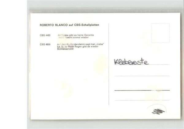 Schauspieler Roberto Blanco Musiker – Bild 2