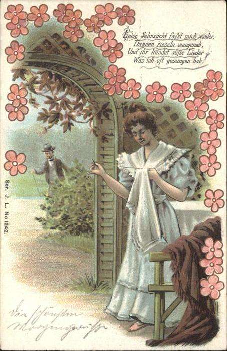 Poesie Handarbeit nähen Blumen