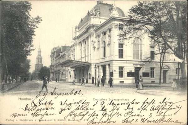 Theatergebaeude Hamburg Deutsches Schauspielhaus