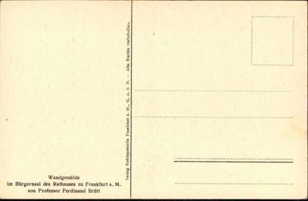 Gemaelde Wandgemälde Rathaus Frankfurt Künstler – Bild 2