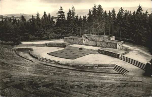 Freilichtbuehne Thingstaette Schwarzenberg Erzgebirge Wilhelm-Pieck-