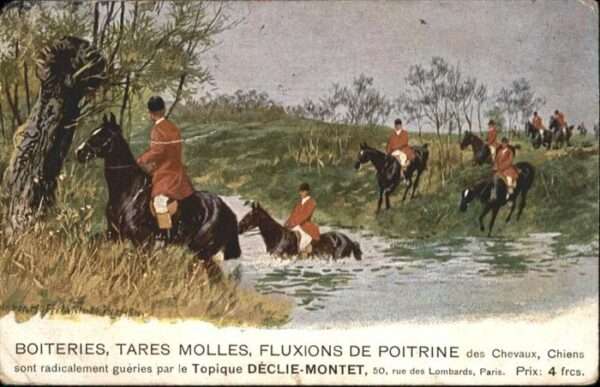 Kuenstlerkarte Anton Hoffmann Reiter Boiteries Tares M
